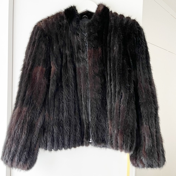 Saga Mink Fur Bomber - Picture 11 of 15